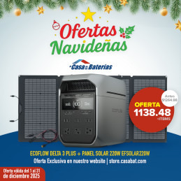 Combo Ecoflow Delta 3 +...