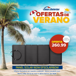 Panel Solar de 160W, Ecoflow