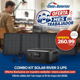 Kit Solar River 3 UPS