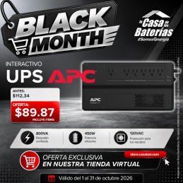 UPS INTERACTIVO APC, 800VA,...